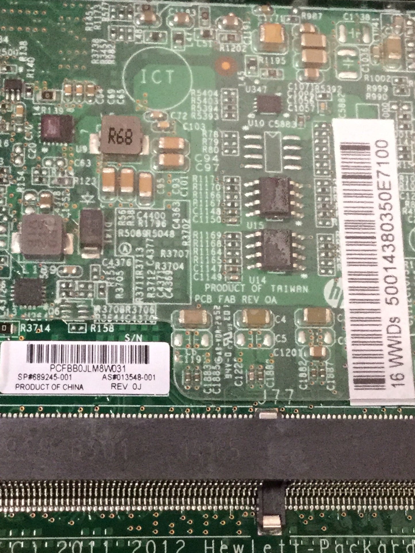 HP 689245-001 P420i Mezzanine Storage Controller 013548-001