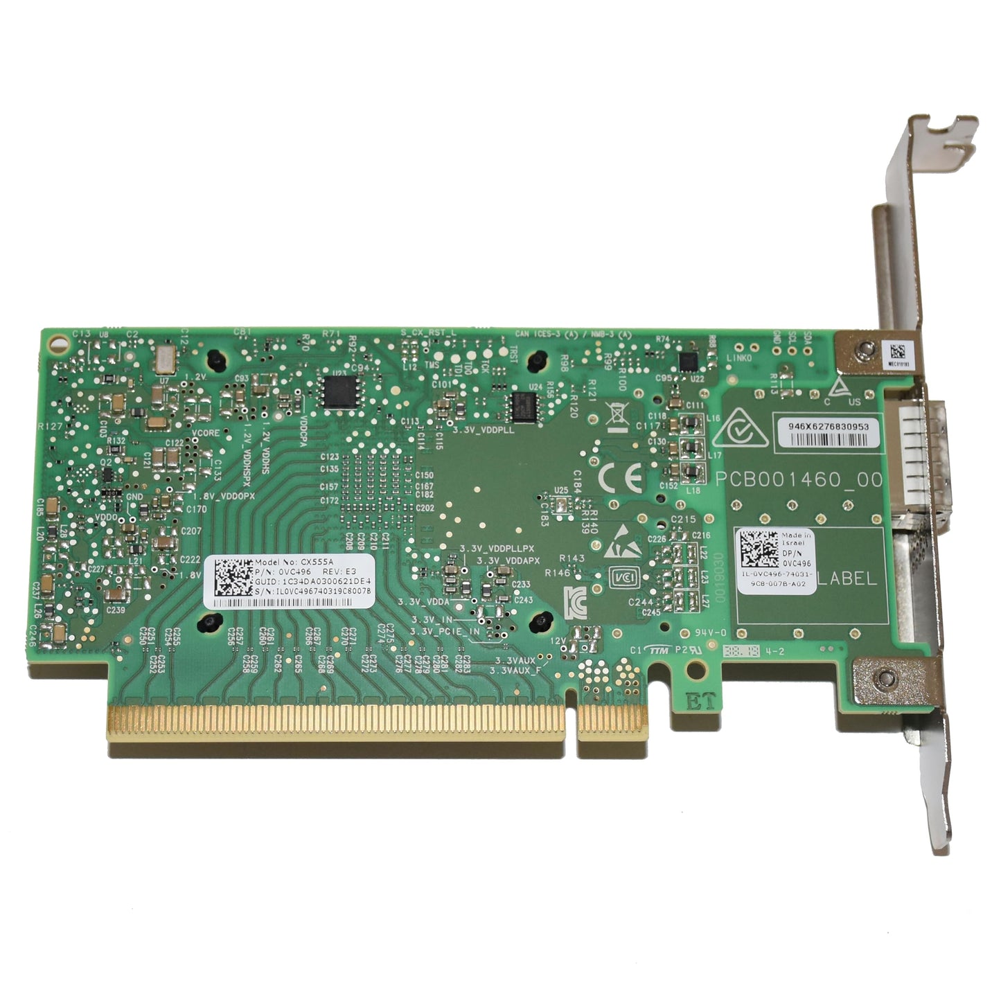 HP 872725-B21 InfiniBand EDR/Ethernet 100Gb 841QSFP28 Adapter 878578-001 CX555A P23828-001