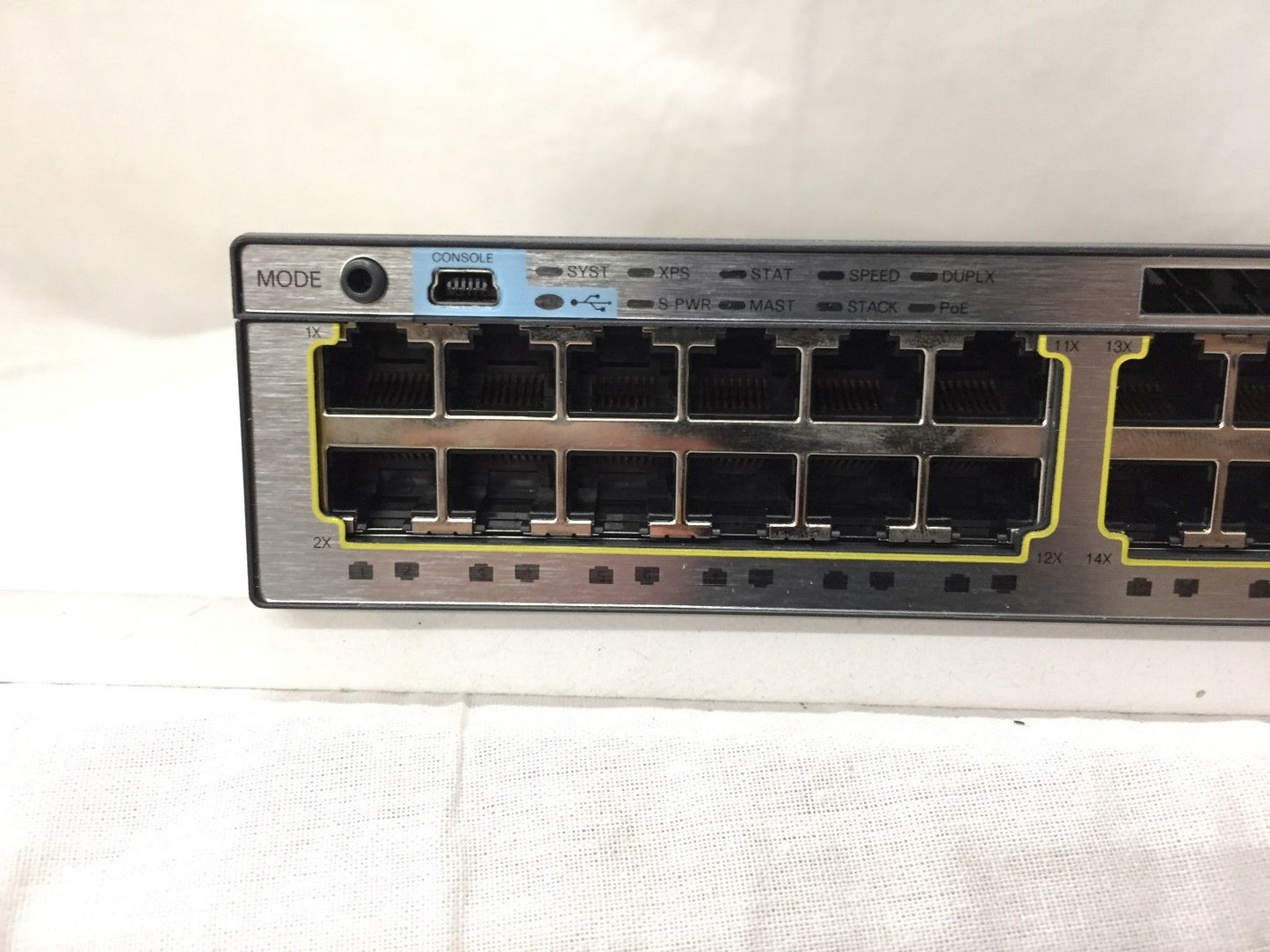 CISCO 48-PORT SWITCH WS-C3750X-48PF-S 2xPSU(1100W) open box