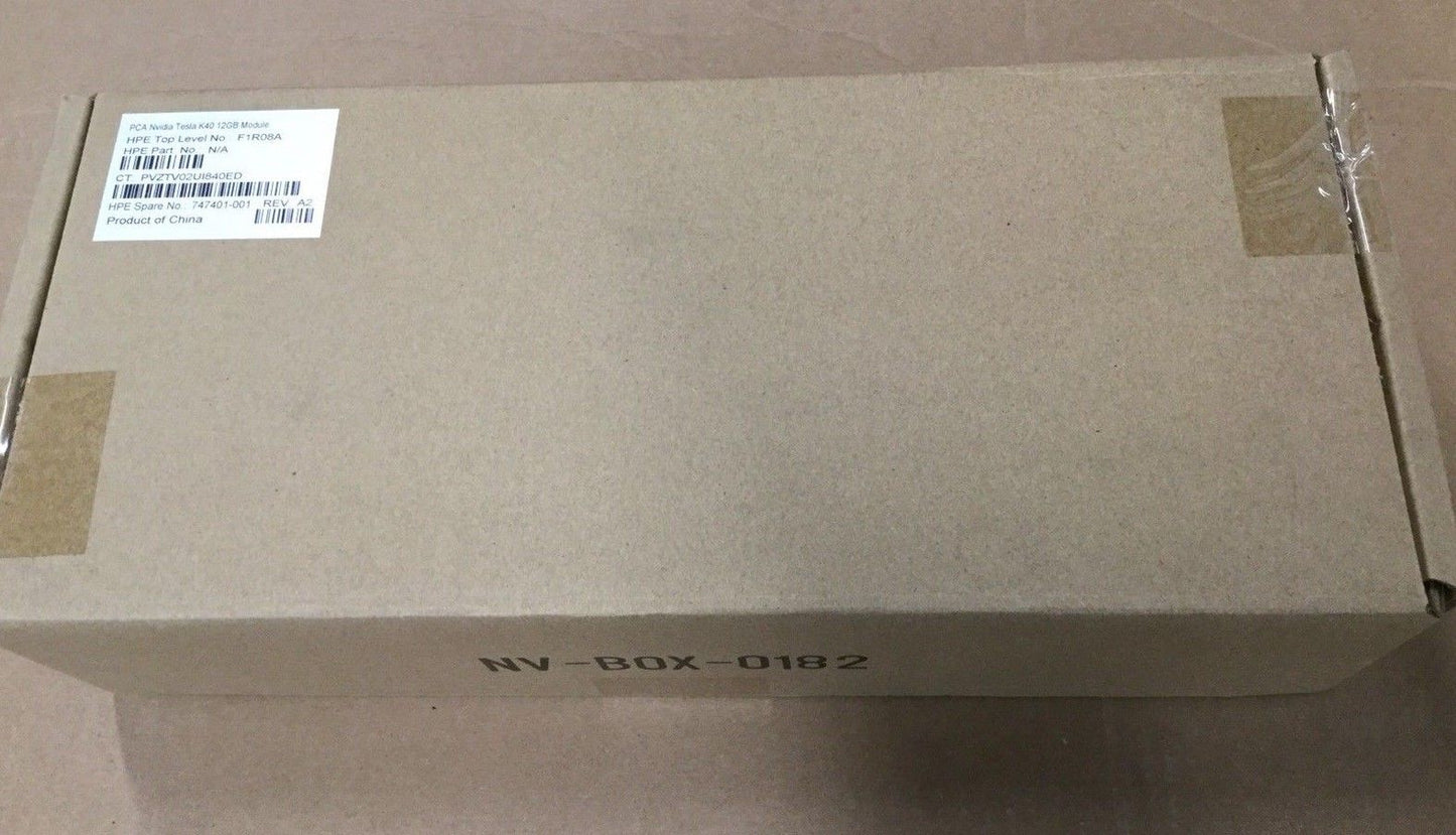 HP Nvidia Tesla K40 GPU 12GB 747401-001 F1R08A