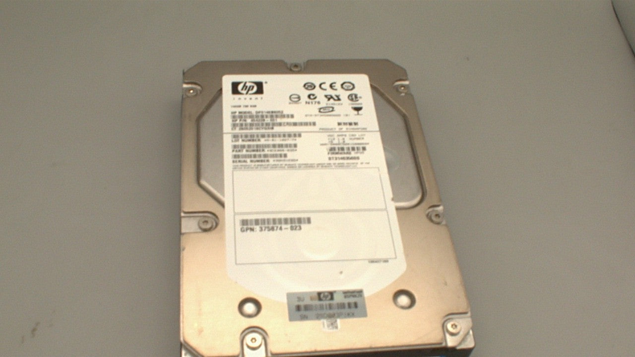 HP 454228-001 375874-023 Seagate ST3146356SS 146-GB 15K 3.5 3G DP SAS HDD used