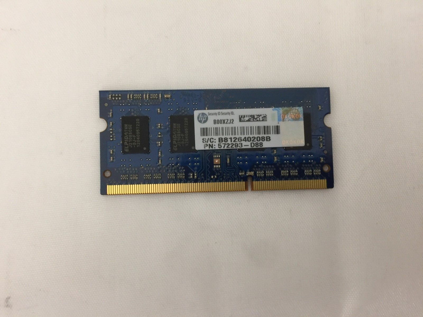 HP 2GB DDR3-1333 Sodimm Laptop Memory (VH640AA or 572293-D88 )