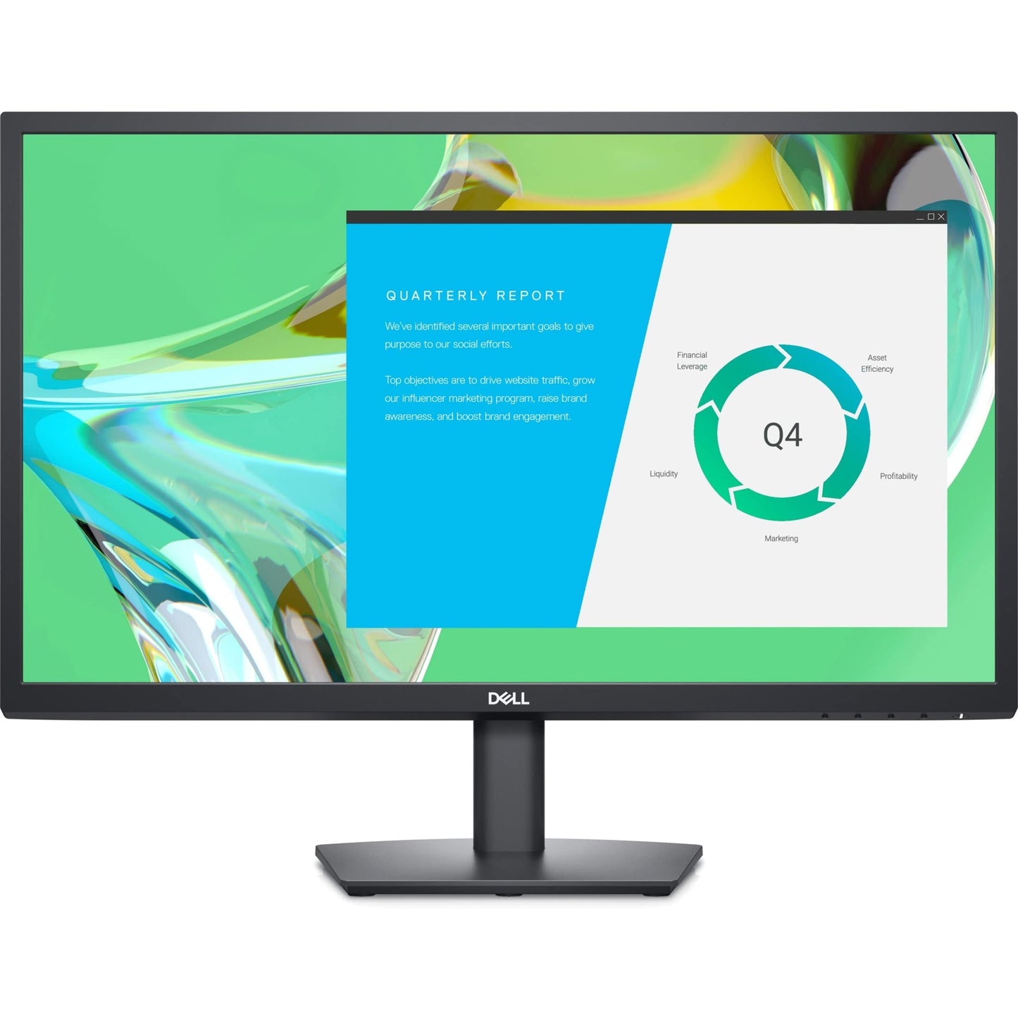 Dell E2422HN 23.8" LED LCD Monitor - 16:9 - Black Grader A