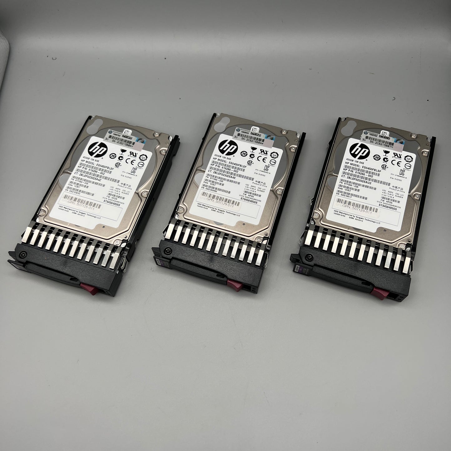 HP 619286-002 450GB 10K SAS 2.5" HDD with tray HOT-SWAP 507129-011 581310-001