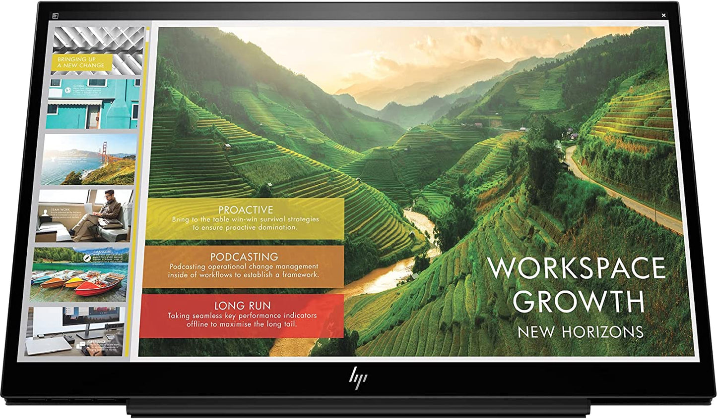 HP EliteDisplay S14 14" FHD Portable USB-C Display NO USB-C cable GRADE B