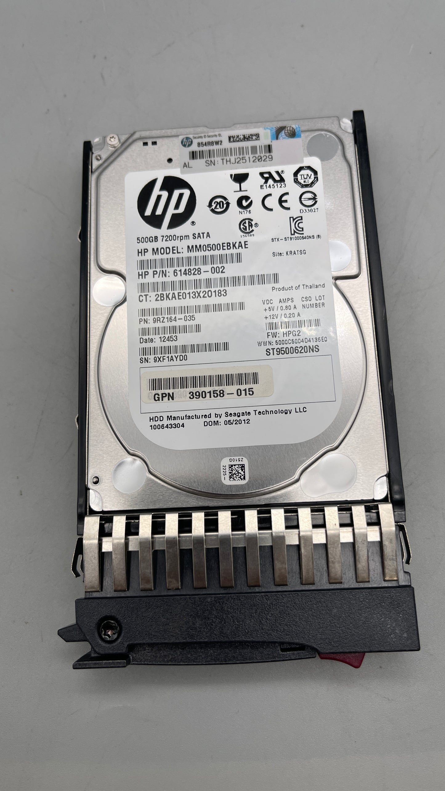 HP 614828-002 HP 500GB 3G SATA 7.2K RPM (2.5-INCH) MIDLINE HDD