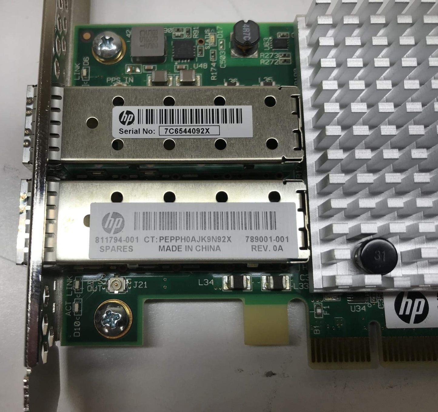 HP 811794-001 10GB 2-Port 572SFP+ Adapter