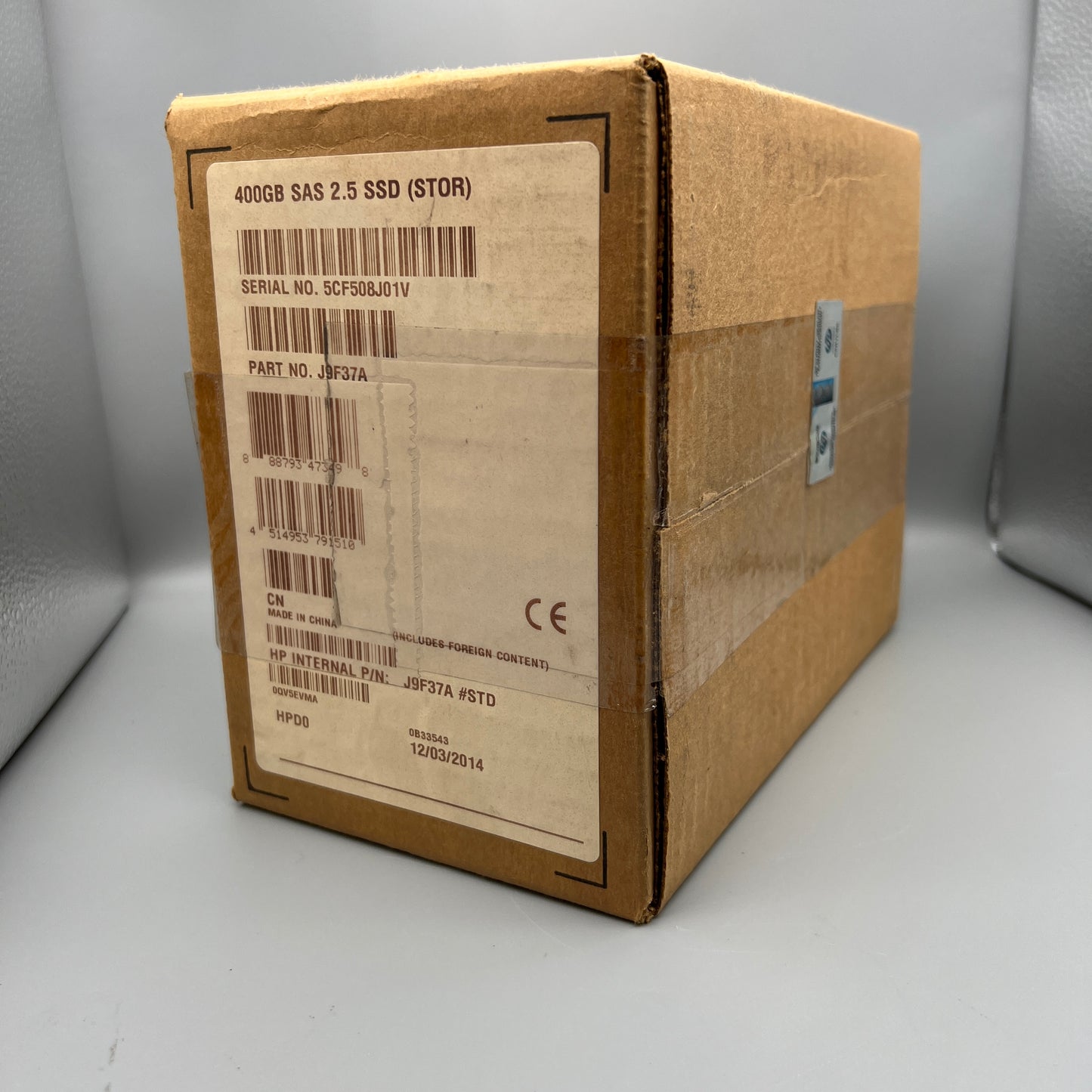 HP 400GB 12Gb/s SAS SSD ME 2.5" Hot-Swap J9F37A 765289-002 787680-001 787336-001