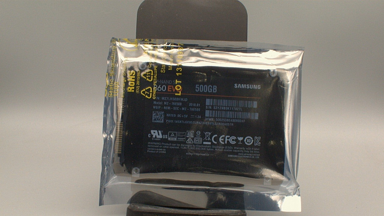 MZ7LH500HMJD Samsung 860 EVO Series 500GB V-NAND 3-Bit MLC SATA III 6Gb/s 2.5-Inch Internal SSD used