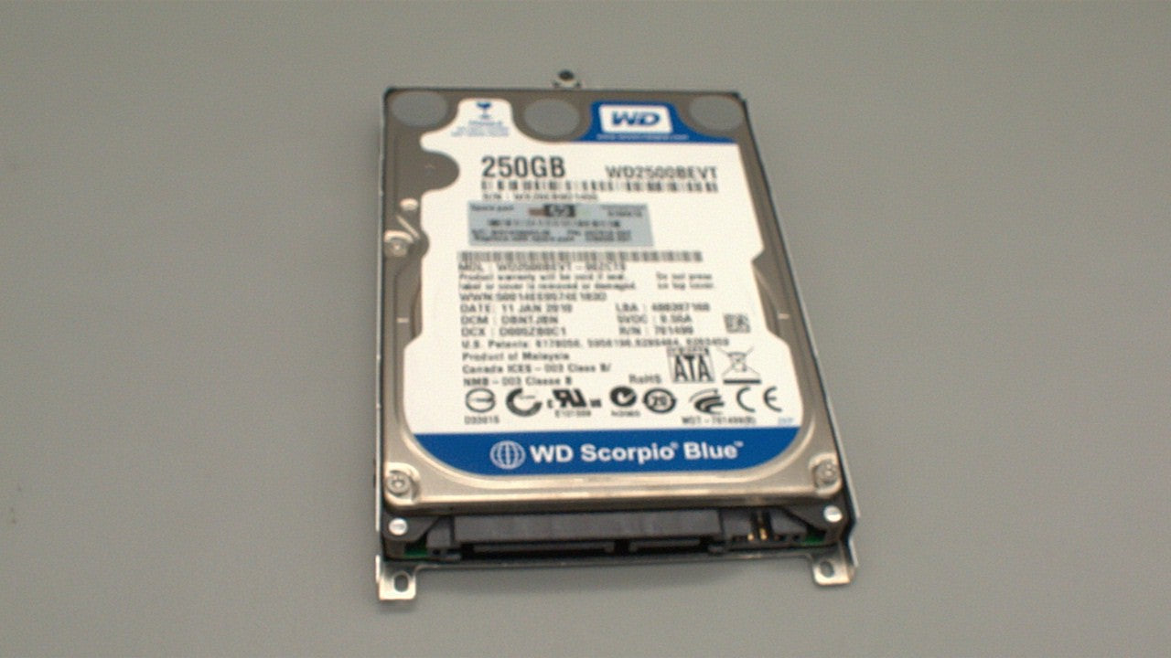 HP 538438-001 INACTIVE SPS-DRVHDD 250G 5400RPM SATA WD2500BEVT
