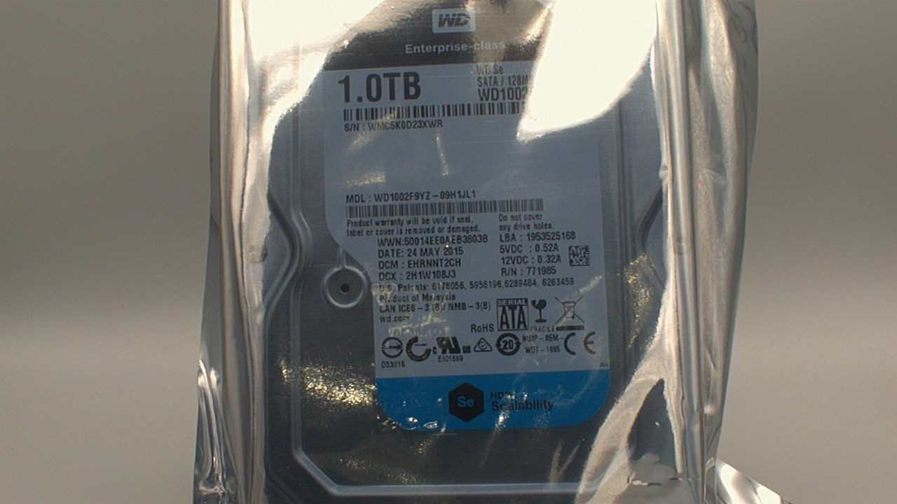 WD SE 1TB Datacenter Hard Disk Drive - 7200 RPM SATA 6 Gb/s 128MB Cache 3.5 Inch - WD1002F9YZ-09H1JL1 used
