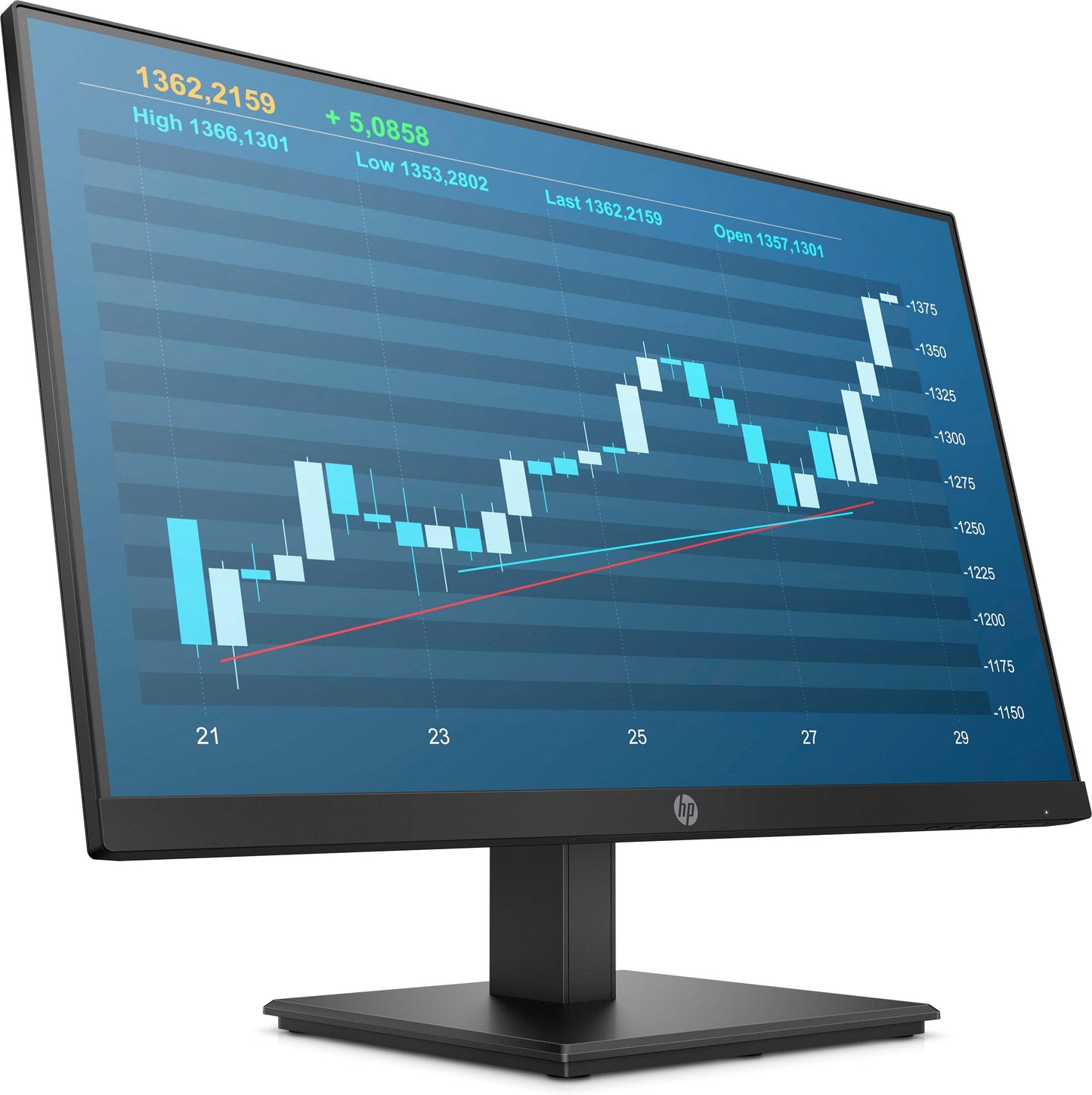 HP P244 23.8 Inch 1920 x 1080 IPS LED Backlit Monitor (5QG35A8#ABA) used Grade A