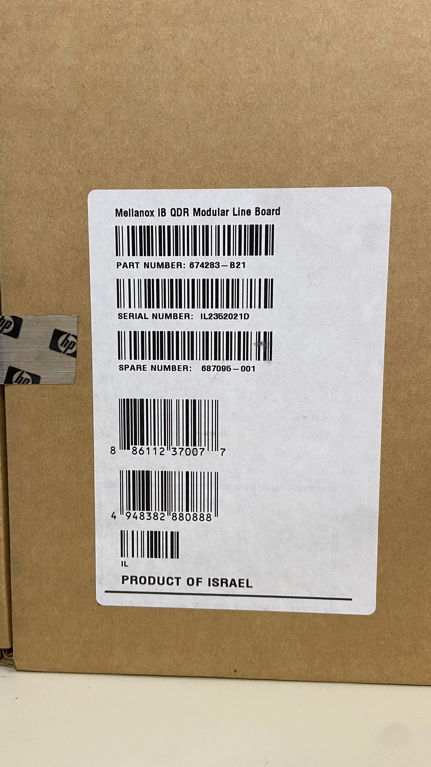 Brand NEW HP/Mellanox 674283-B21 MSX6001TR QDR Modular Line Board 687095-001