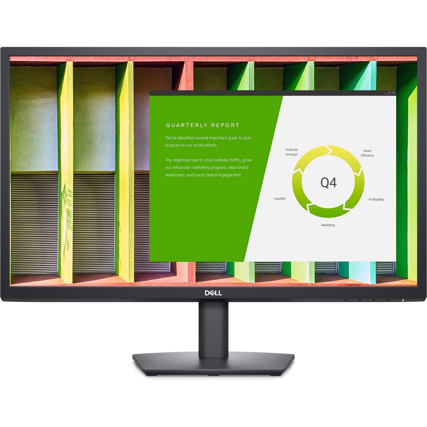 Dell E2422H 23.8" LED LCD Monitor - 16:9 - Black used, Grade B