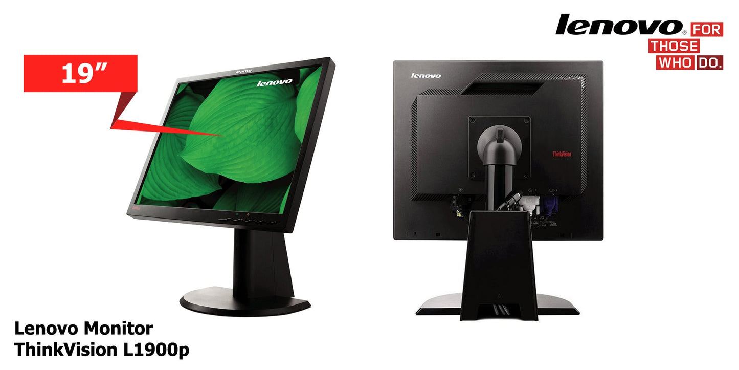 Lenovo ThinkVision L1900p 19-inch Flat Panel LCD Monitor (4431-HE1) Grade B without stand
