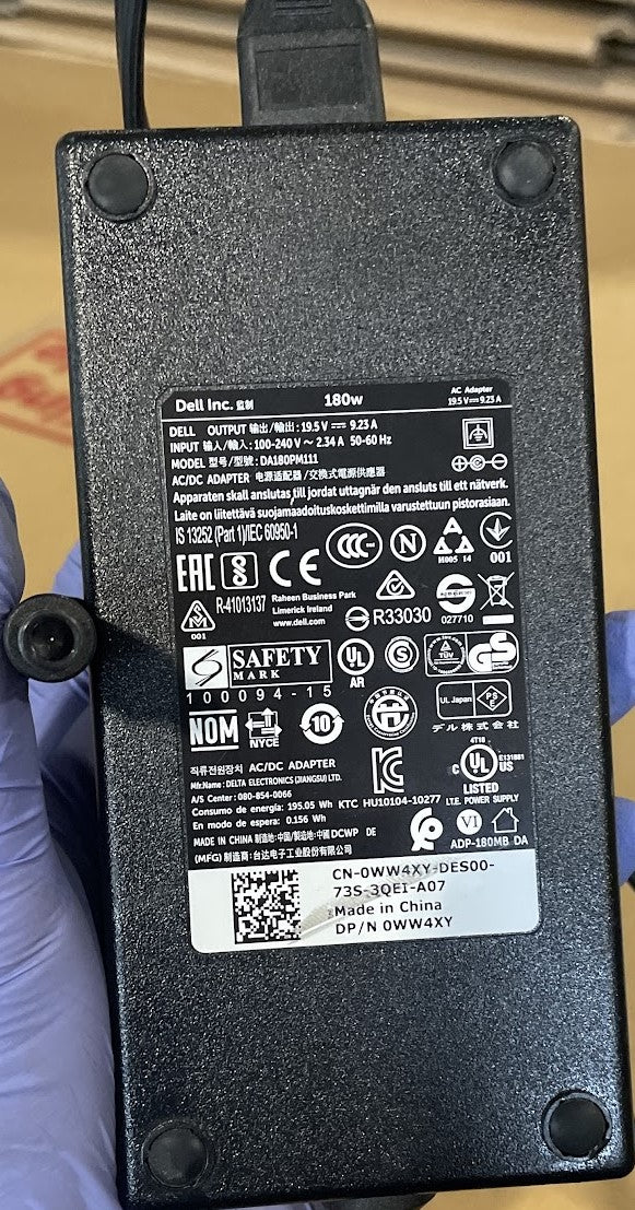 Dell 180W 19.5V 9.23A DA180PM111 Adapter used