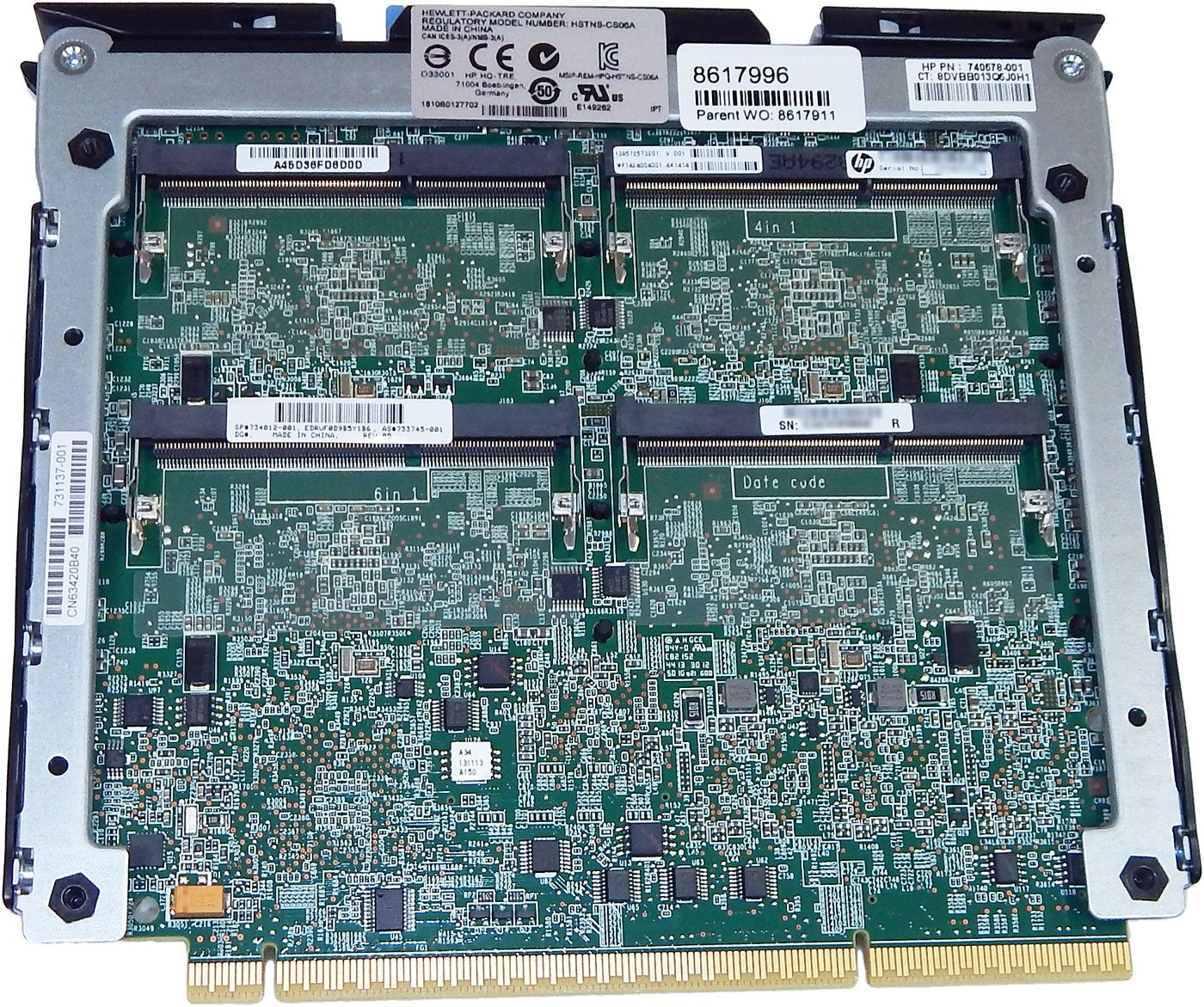 HP Server Cartridge for Proliant m700 731137-001 Mezzanine No-memory No-SSD