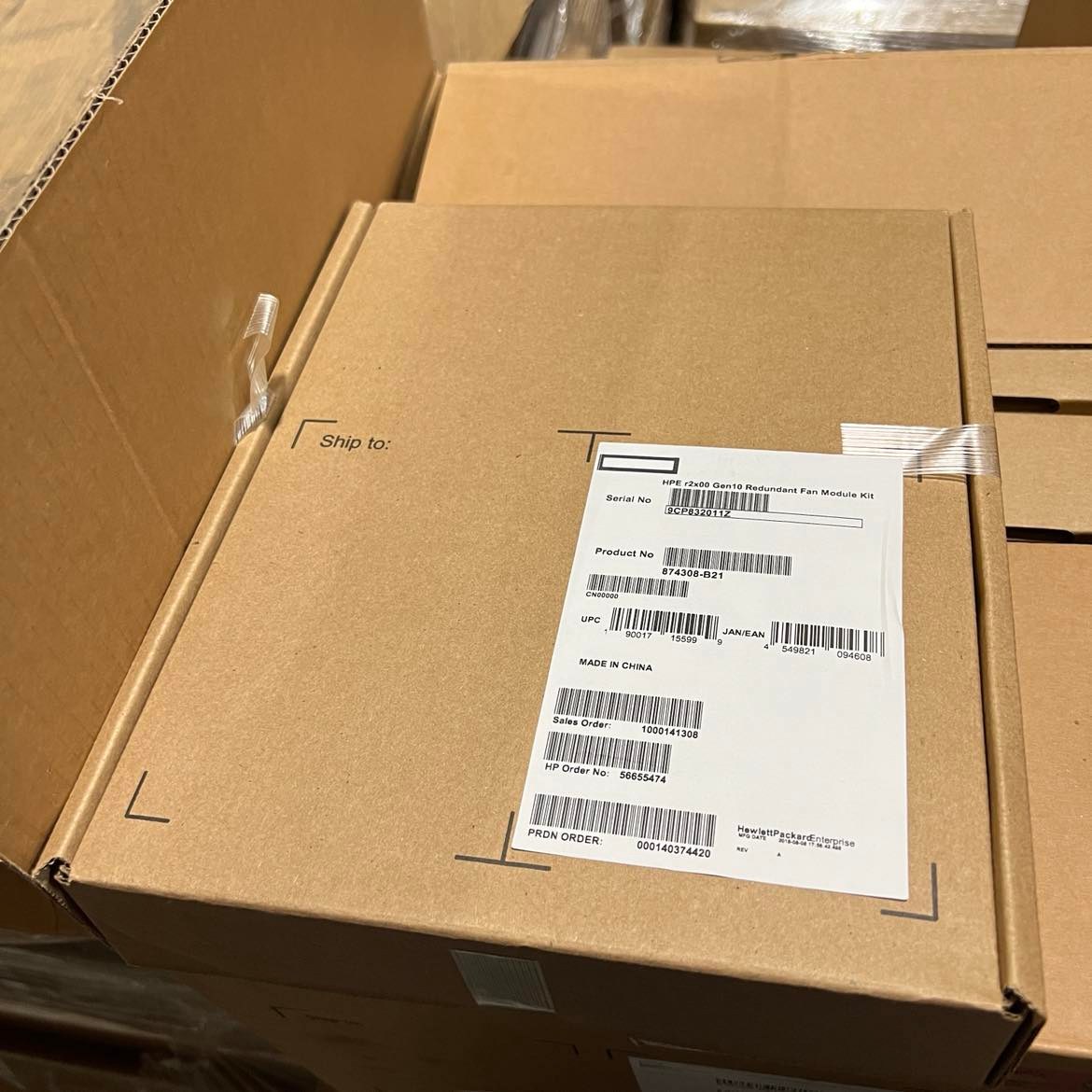 HPE r2x00 Gen10 Redundant Fan Module Kit 874308-B21