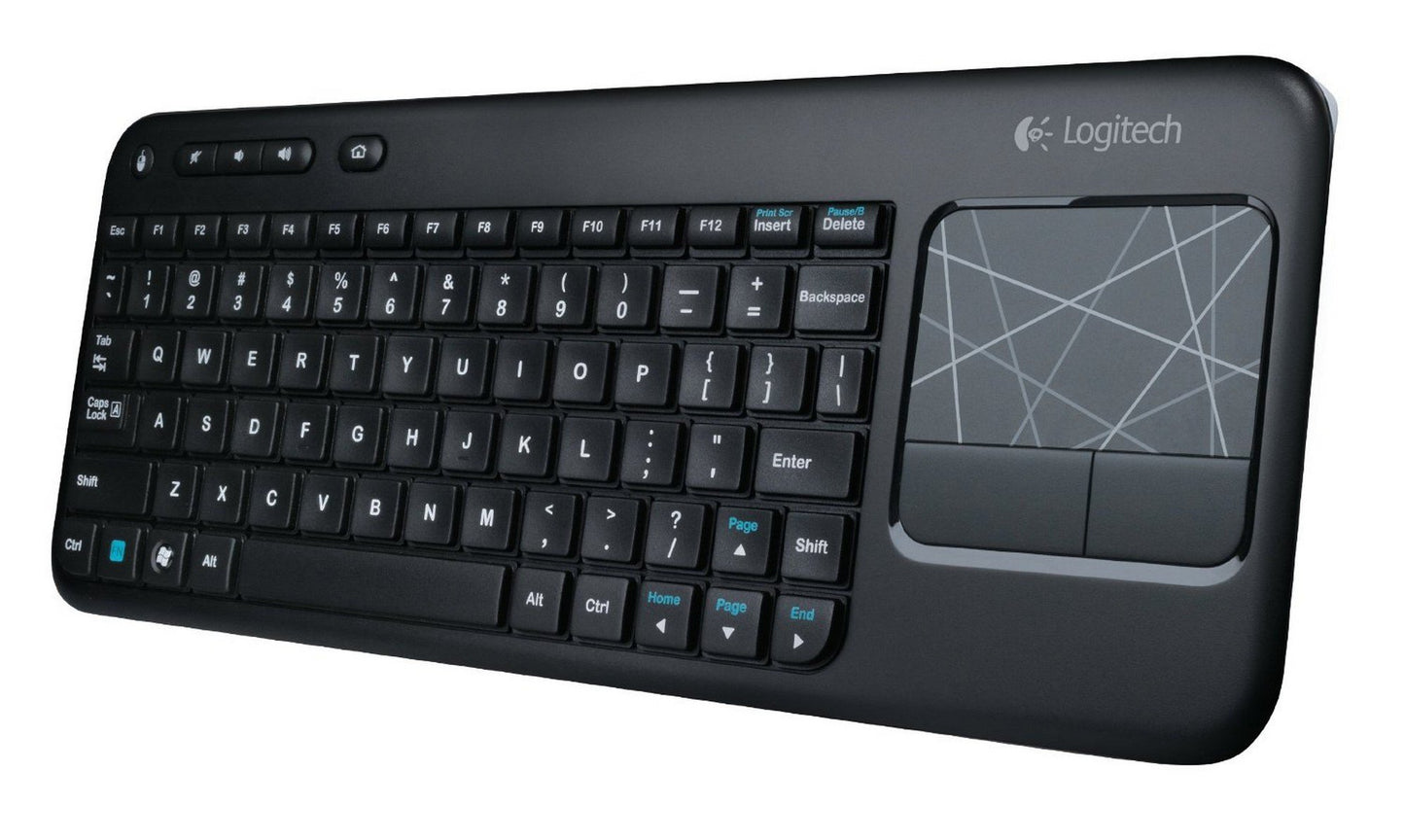 Logitech Wireless K400R 79 Key Slim Keyboard w/3.5" Touchpad & Nano Transceiver