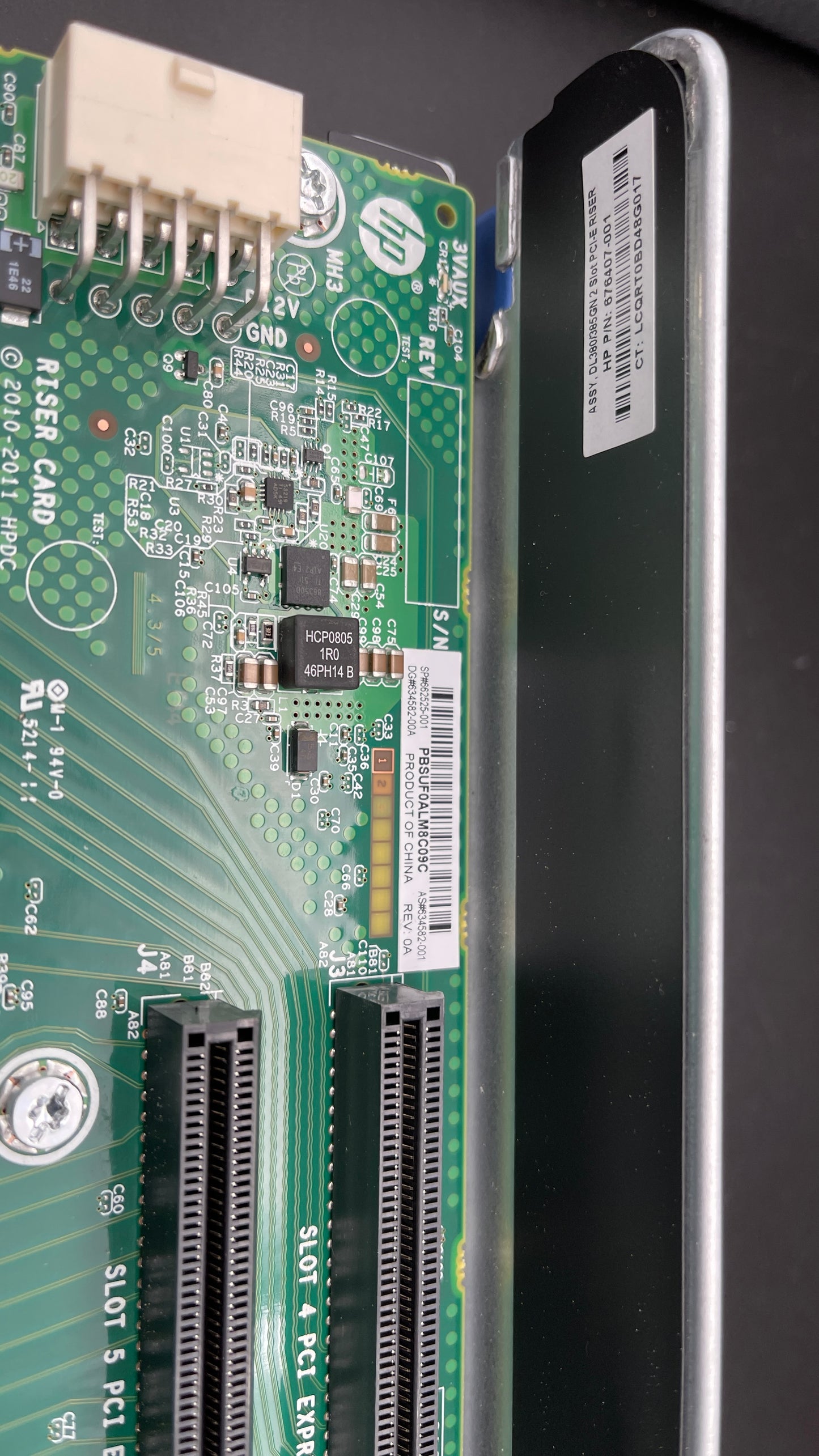 HP PCI Express Riser Kit - ProLiant DL380p Gen8, DL560 653208-B21 676407-001