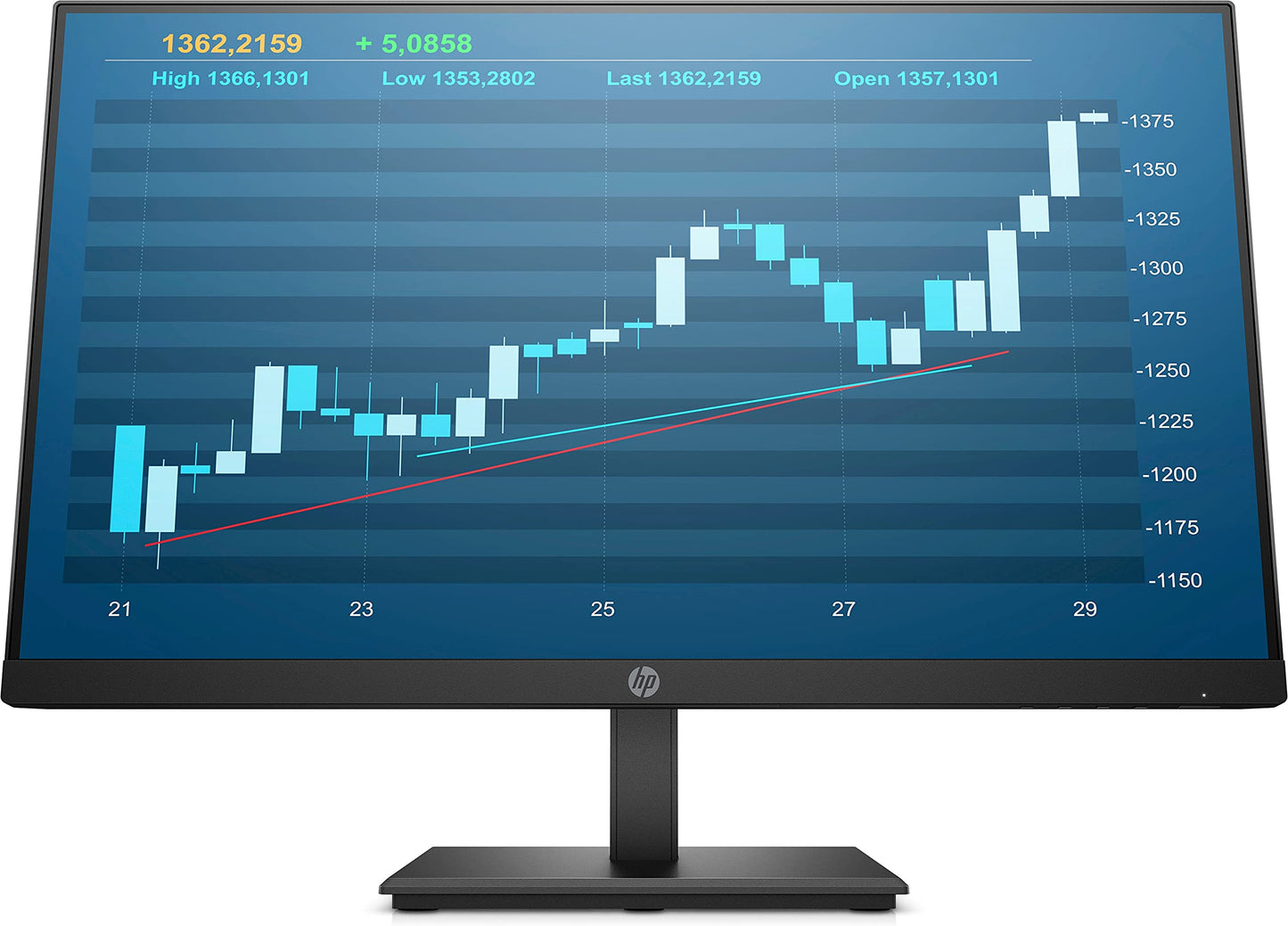 HP P244 23.8 Inch 1920 x 1080 IPS LED Backlit Monitor (5QG35A8#ABA) used Grade A