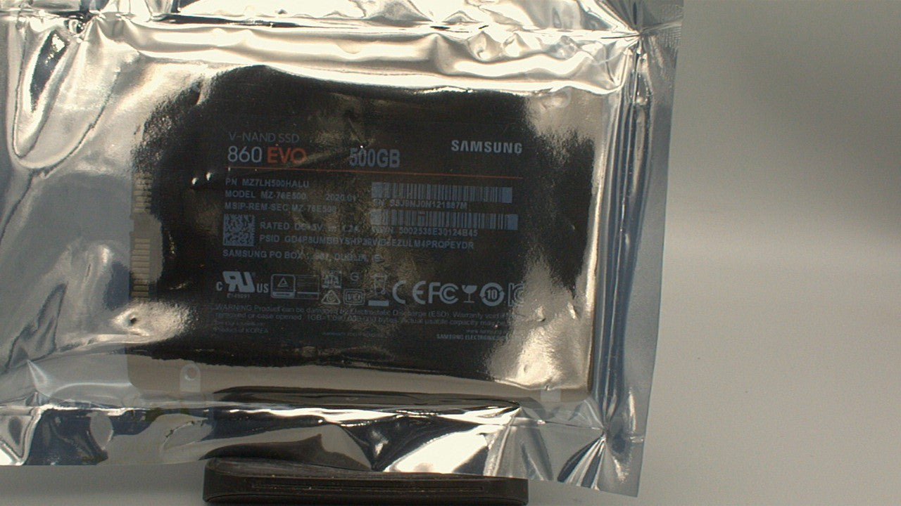 MZ7LH500HALU Samsung 860 EVO 500GB SATA 2.5" Internal SSD used