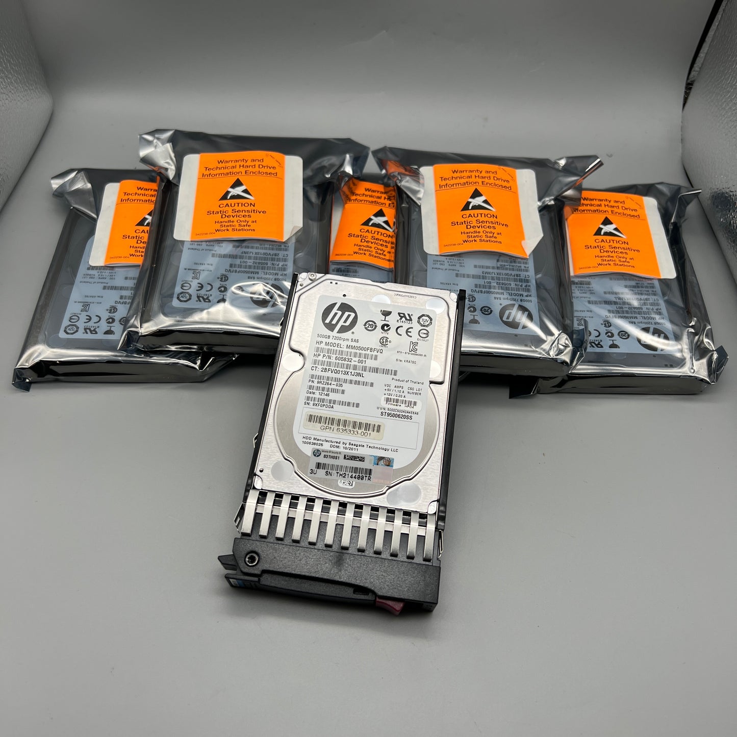 HP 500GB 7200rpm SAS 2.5" MDL with tray 635333-001 605832-001 583714-001
