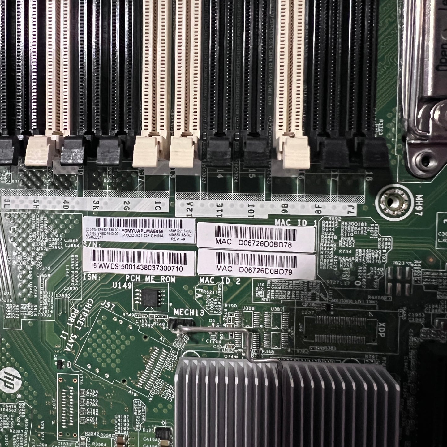 HP Genuine ProLiant DL380p Gen8 G8 v2 Motherboard 622217-002/680188-002