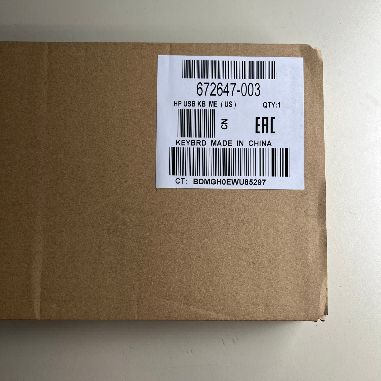 HP Original black keyboard KU-1156 PN# 672647-003 NEW