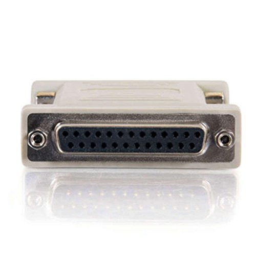C2G/Cables to Go 02469 DB25 Male to DB25 Female Serial RS232 Null Modem Adapter