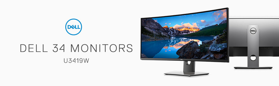 Dell U3419W UltraSharp 34-Inch WQHD Curved IPS USB-C Monitor, Used Grade C