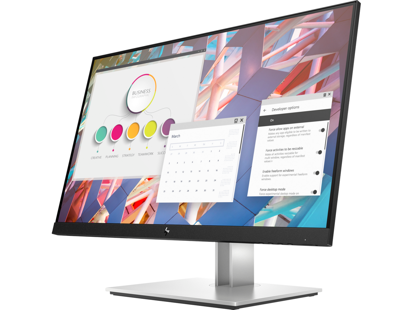 HP EliteDisplay E24 G4 23.8-inch IPS LED FHD Monitor Used Grade A
