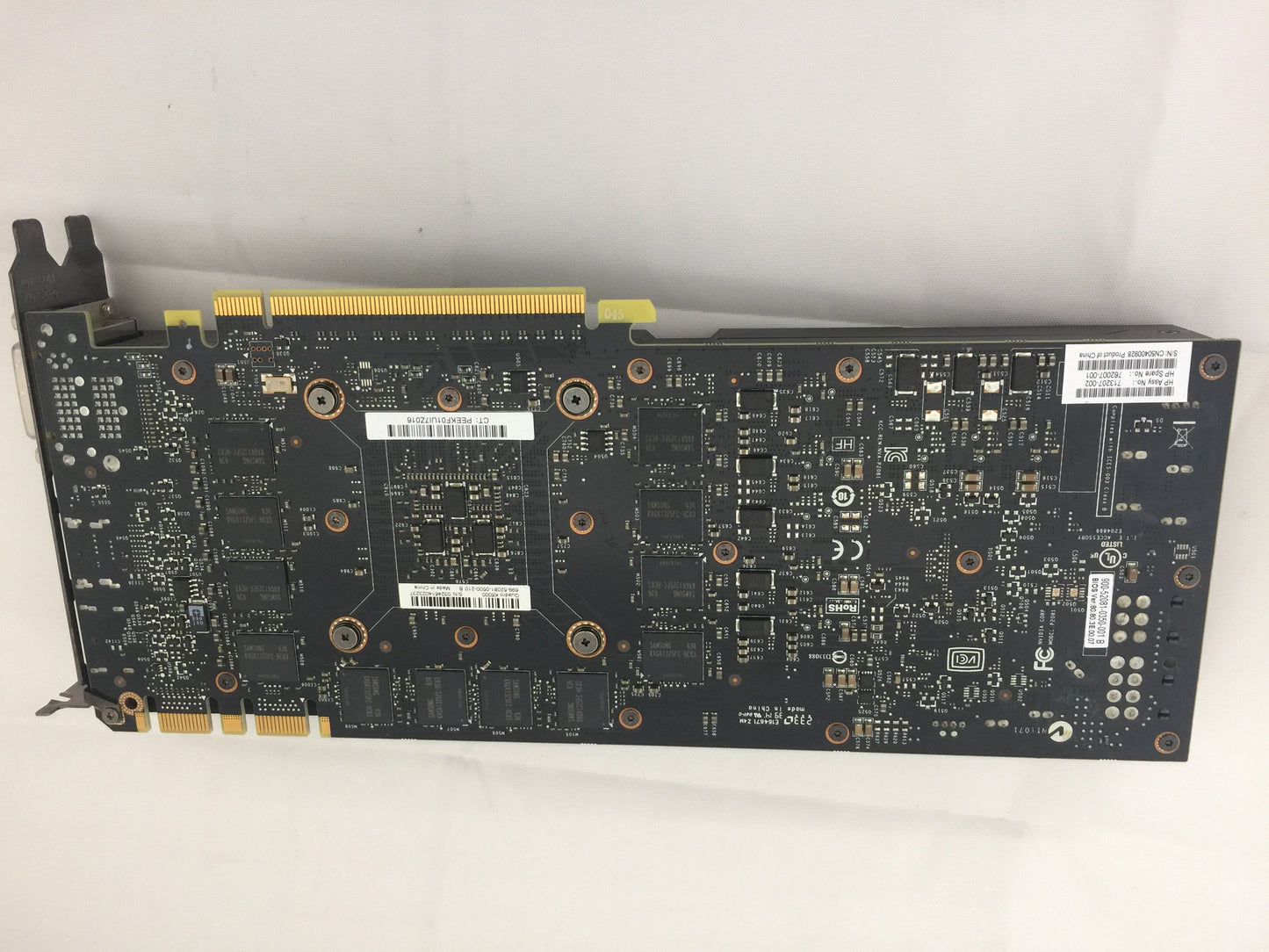 HP 762007-001 Nvidia Quadro K6000 12GB GDDR5 PCIe 3.0 x16 GPU Kepler Graphics Processing Unit Video Adapter 900-52081-0050-001