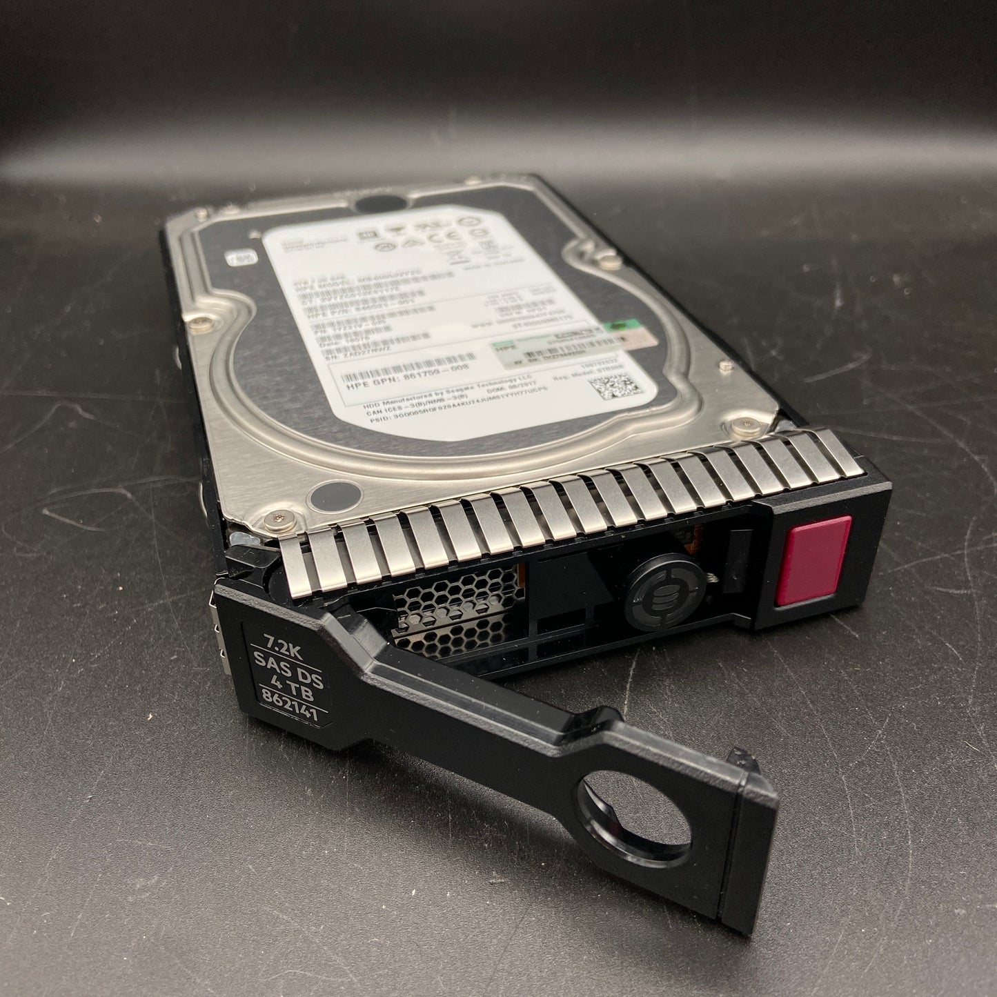 Brand New HPE 4TB SAS 12G 7.2K LFF SC 512e DS HDD 861759-007 846521-001