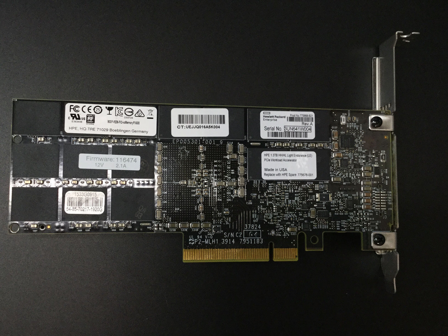 Hewlett Packard Enterprise - HP 1.3TB LE PCIe Workload Accelerator (775668-B21)