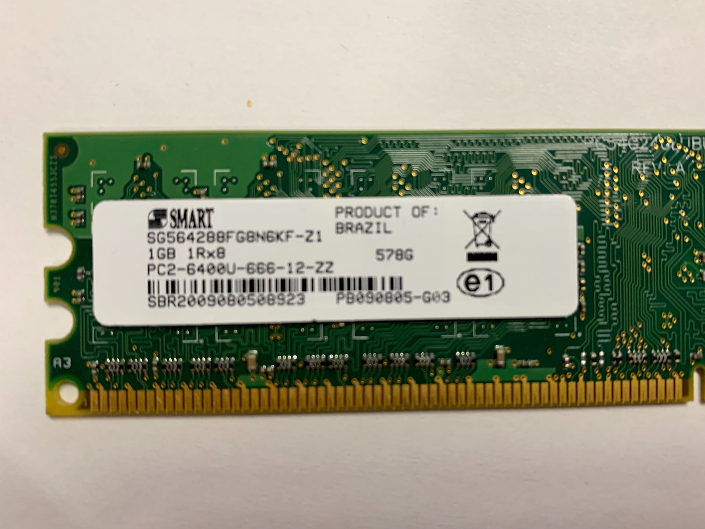 Smart SG564288FG8N6KF-Z1 1GB 1RX8 PC2-4200U44-10-A0