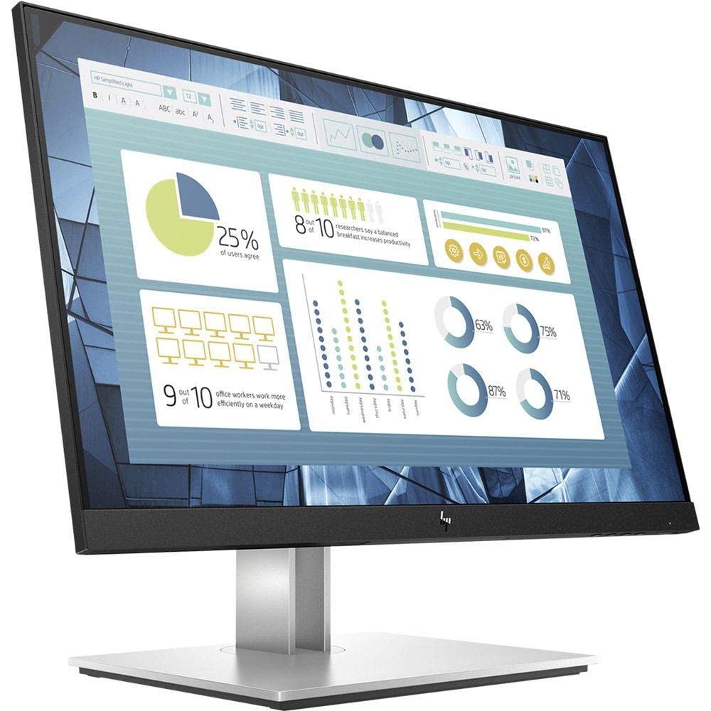 HP E22 G4 21.5" Full HD LED LCD Monitor - 16:9 - Black, Silver used Grade A