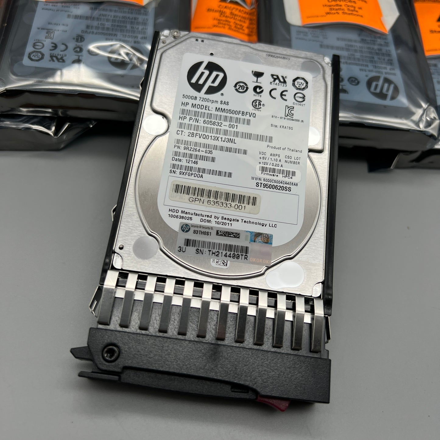 HP 500GB 7200rpm SAS 2.5" MDL with tray 635333-001 605832-001 583714-001