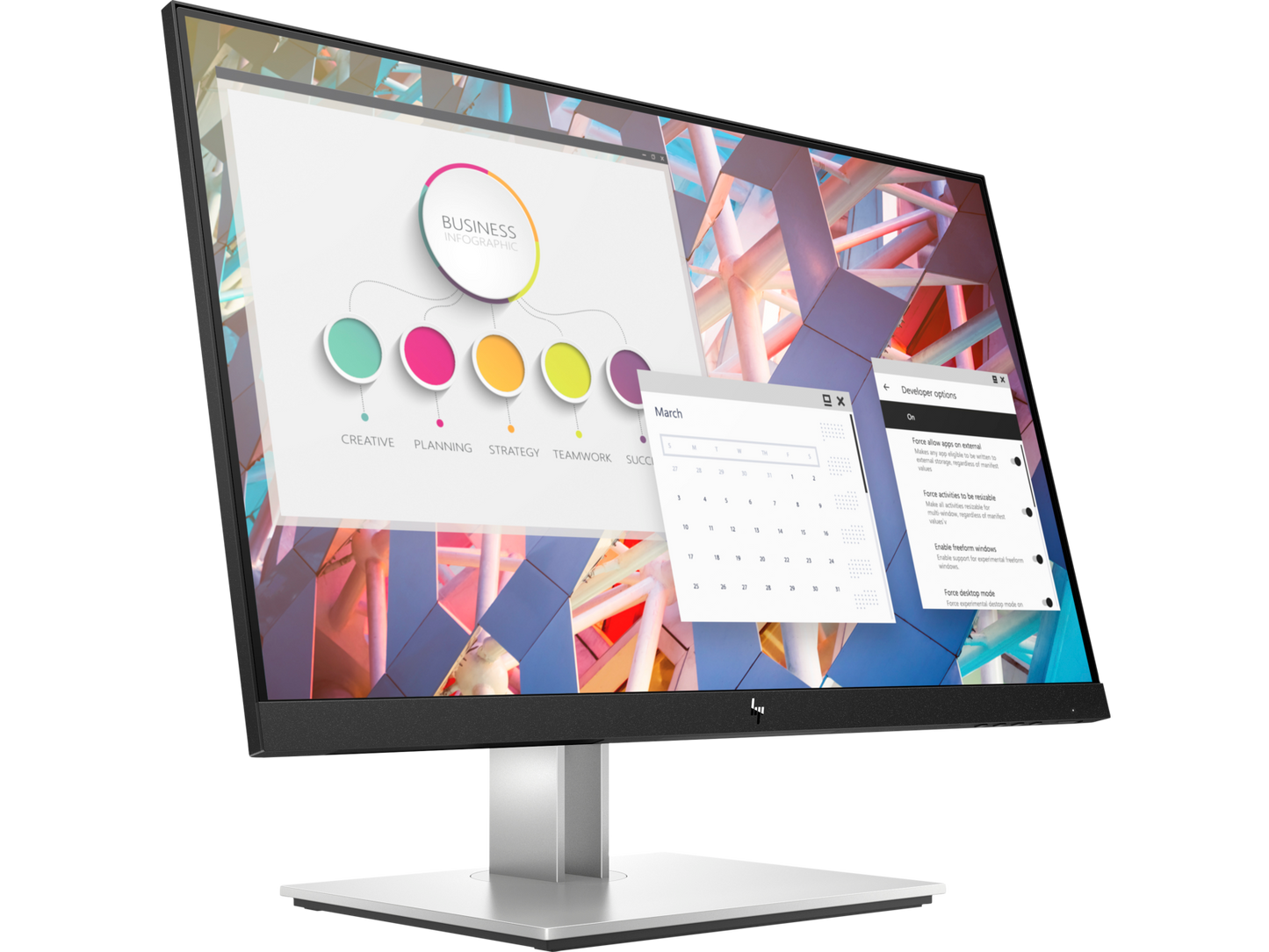 HP EliteDisplay E24 G4 23.8-inch IPS LED FHD Monitor Used Grade A