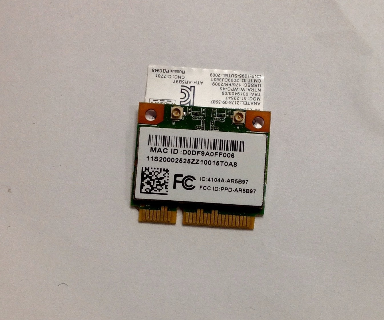 Genuine WiFi Wireless Card Anatel DA104328