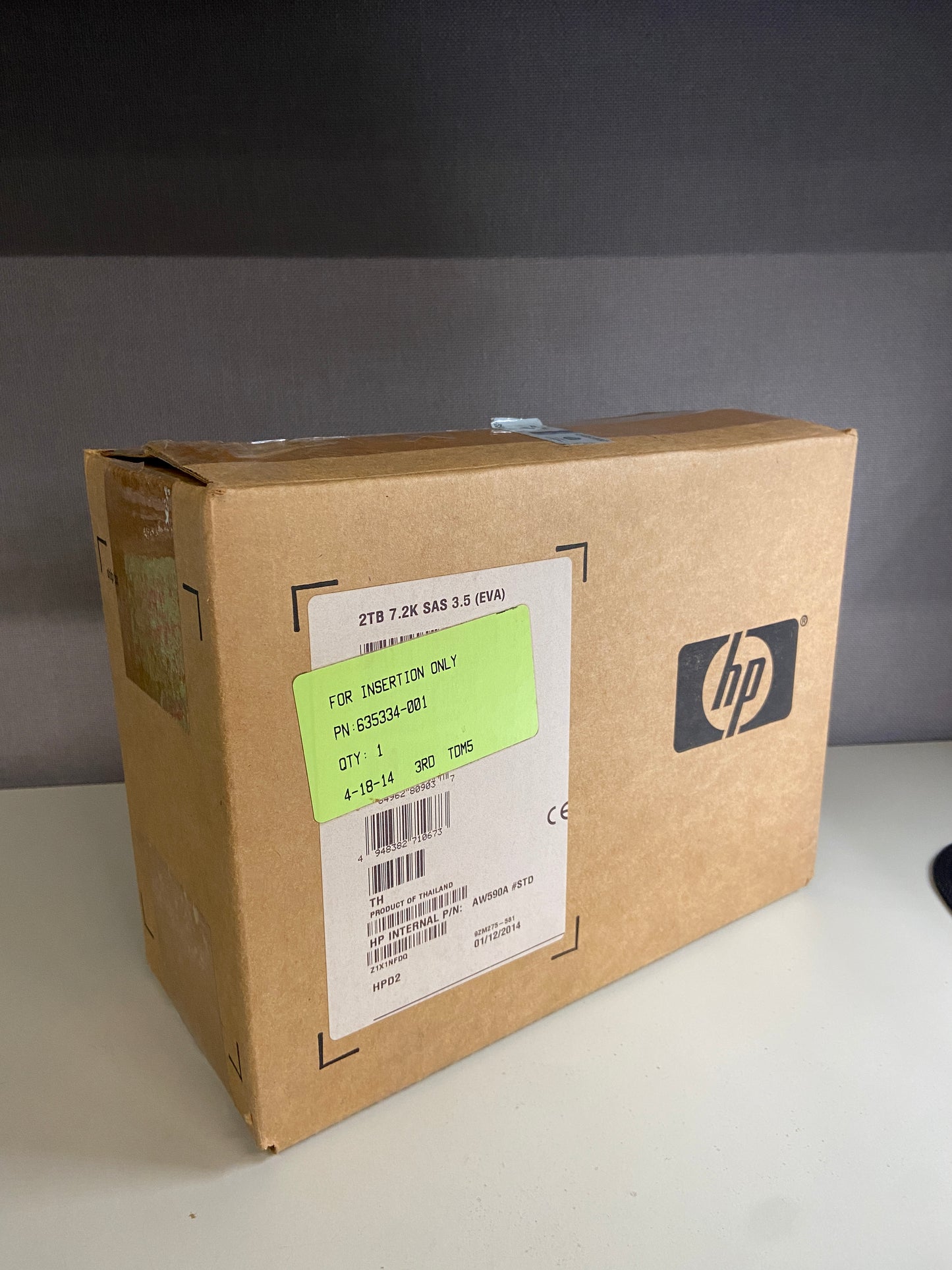 HPE 635334-001 2TB SAS 7200rpm 6Gbps 3.5inch 16MB-Cache Hot Swap Hard Drive