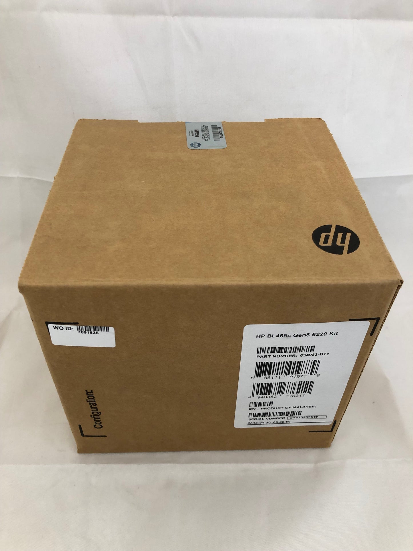 Hewlett Packard 634983-B21 Bl465c Gen8 6220 3.0GHz 8c Kit 634983B21