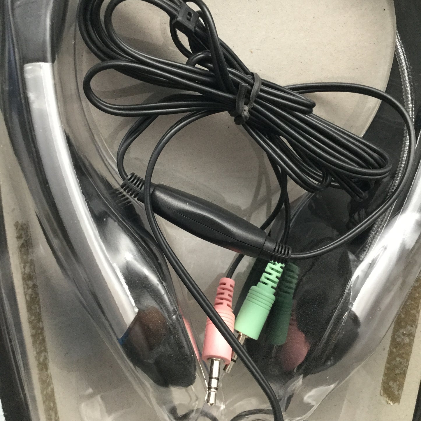 Headset COM Microfone Sivler/Blue
