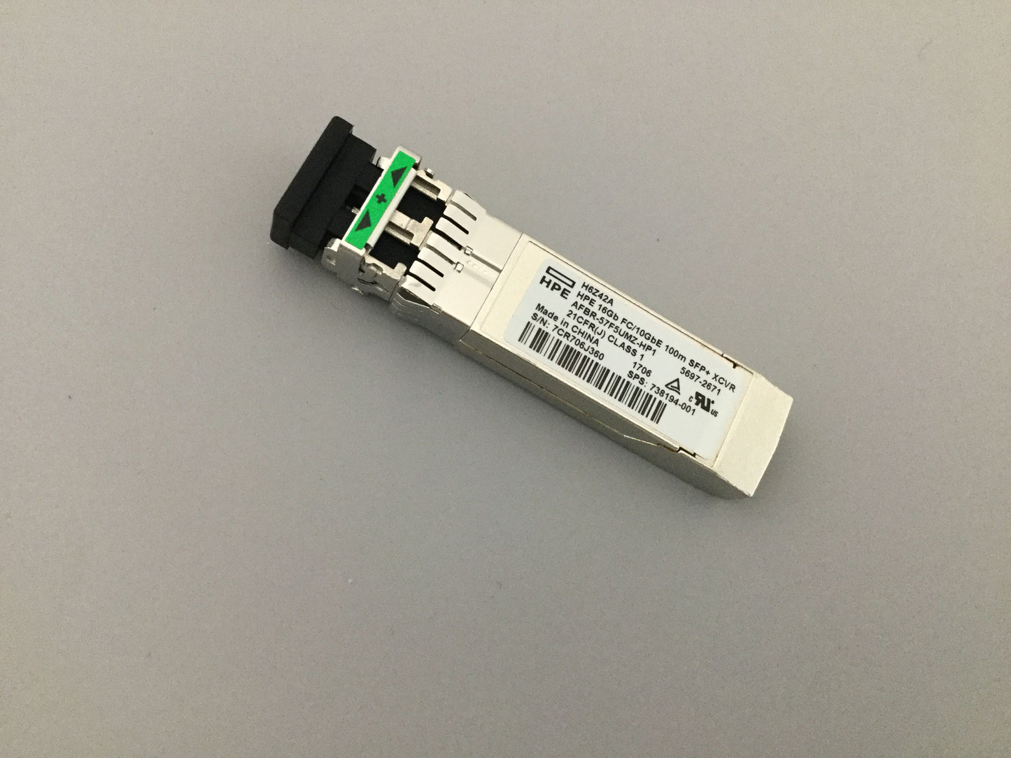 HP StoreFabric 16Gb FC/10GbE 100m SR SFP+ Transceiver H6Z42A