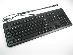 HP PS/2 Keyboard BLACK - HP OEM Part # 672646-003