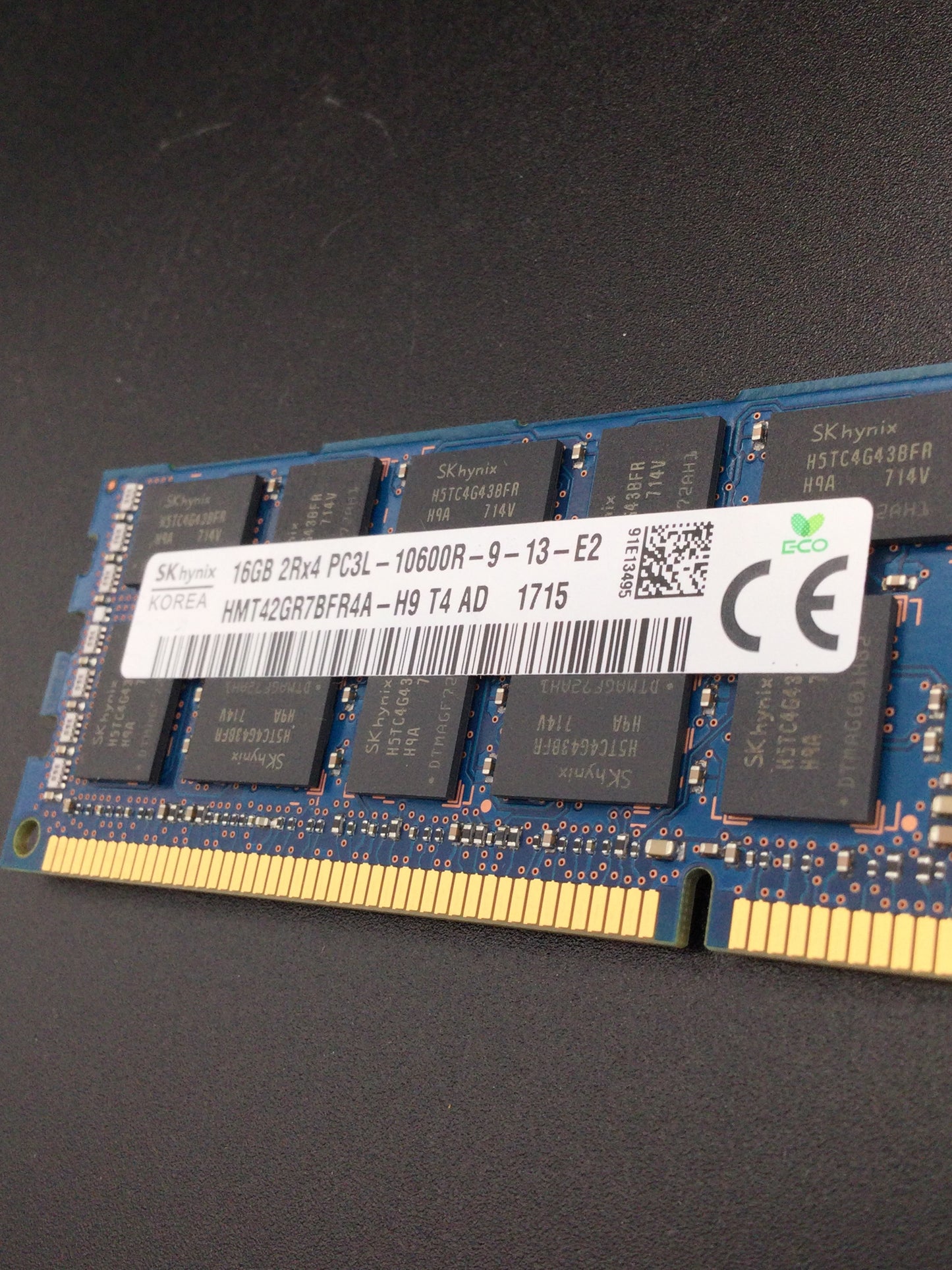 HMT42GR7BFR4A-H9 - SK Hynix 1x 16GB DDR3-1333 RDIMM 647653-081