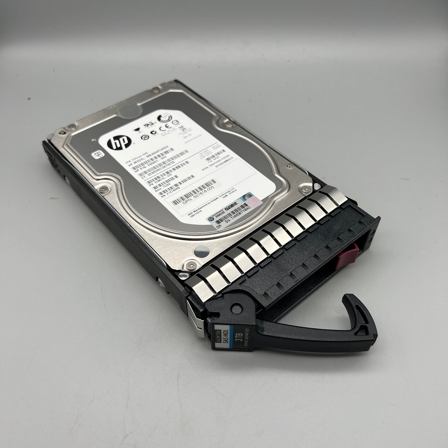 HP 3TB 7200rpm SAS 64MB Cache Hot Swap 6GB/s 507618-005 665507-003 625140-001