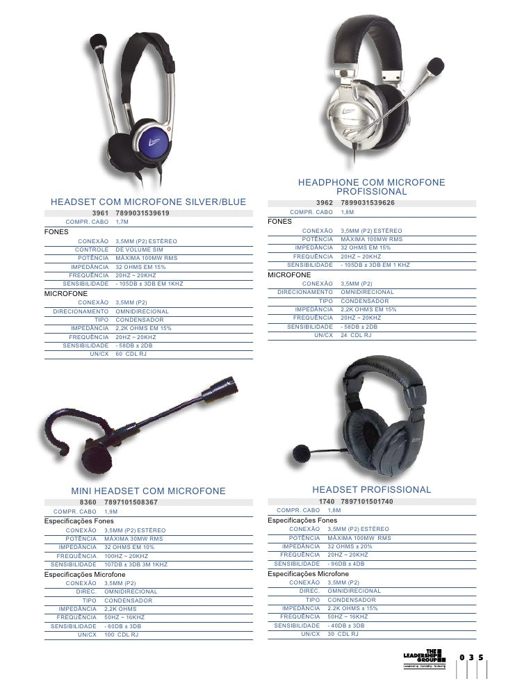 Headset COM Microfone Sivler/Blue