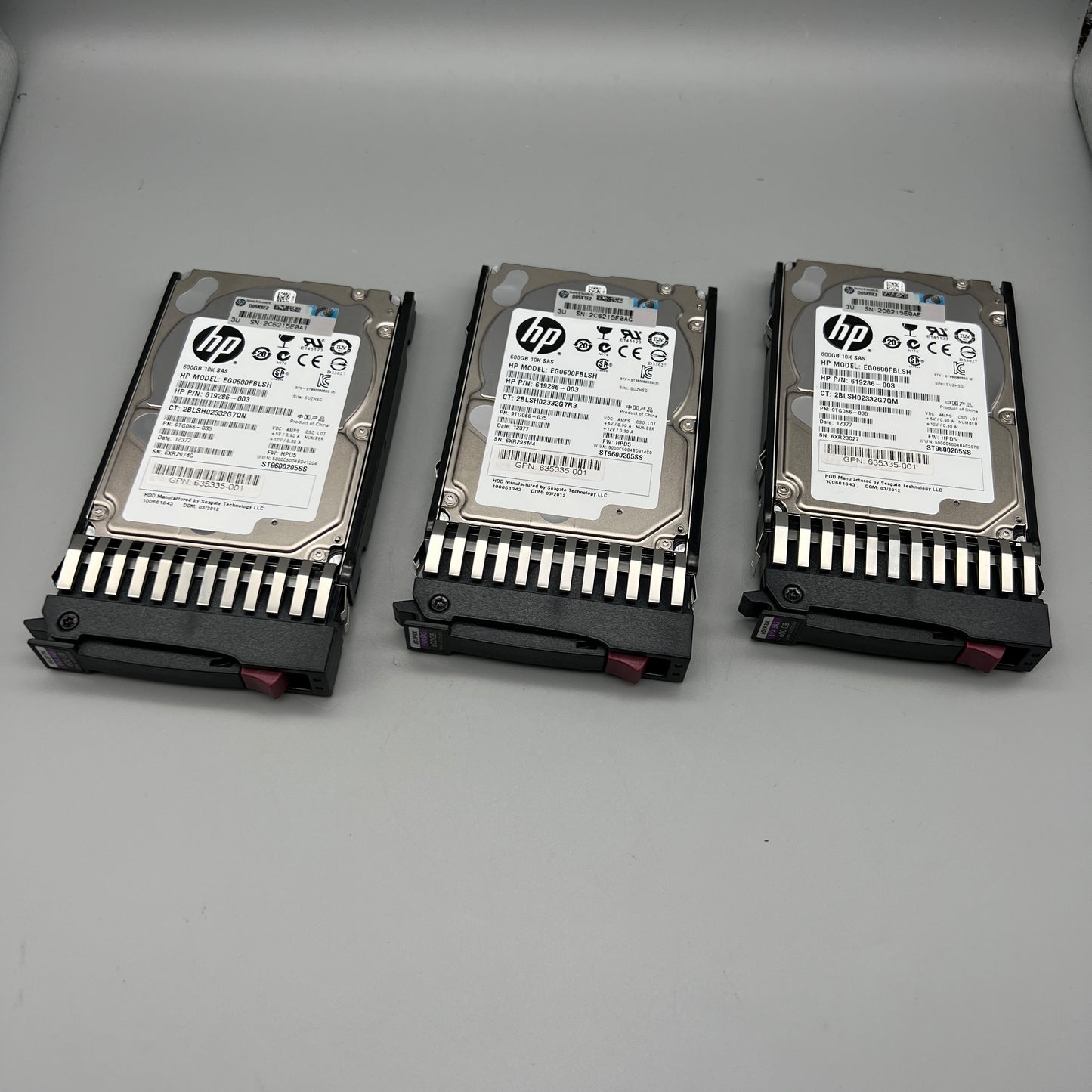HP 600GB 10K SAS 16M 2.5" with tray 635335-001 619286-003 613922-001 EG0600FBLSH