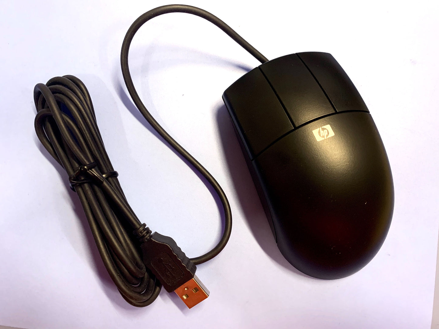 HP 573077-001 USB 3-Button black Mouse
